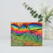 Carte Postale sirop d'érable au microscope (Debout devant)