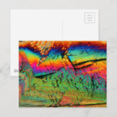 Carte Postale sirop d'érable au microscope (Devant / Derrière)