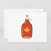 Carte Postale Sirop d'érable canadien (Devant / Derrière)