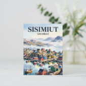 Carte Postale Sisimiut Groenland (Debout devant)