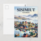 Carte Postale Sisimiut Groenland (Devant / Derrière)