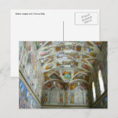 Carte Postale sistine (Devant / Derrière)
