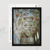 Carte Postale sistine chapel (Devant / Derrière)