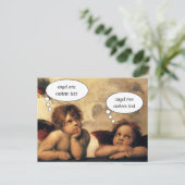 Carte Postale Sistine Madonna Angels par Raphael Sanzio (Debout devant)