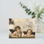 Carte Postale Sistine Madonna Détail, Raphael (Debout devant)