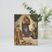 Carte Postale Sistine Madonna par Rapahel (Debout devant)