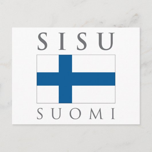 Carte Postale Sisu Suomi (Devant)
