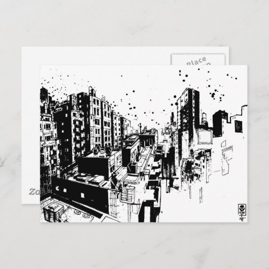 Carte Postale SIT "Cityscape" (Devant / Derrière)