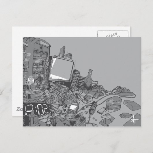 Carte Postale SIT "Digital Home" (Devant / Derrière)