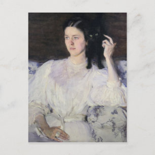 Carte Postale Sita et Sarita, ou Young Girl with a Cat