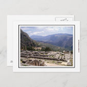 Carte Postale Site archéologique de Delphi (Devant / Derrière)