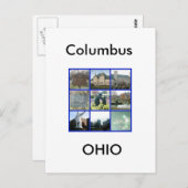 Carte Postale Site de Columbus, Ohio (Devant / Derrière)