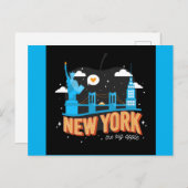 Carte Postale Site de New York (Devant / Derrière)