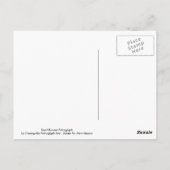 Carte Postale Site de pétroglyphes de La Cieneguilla Santa Fe (Dos)