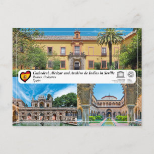 Carte Postale Site du patrimoine mondial de l'UNESCO - Alcázar d