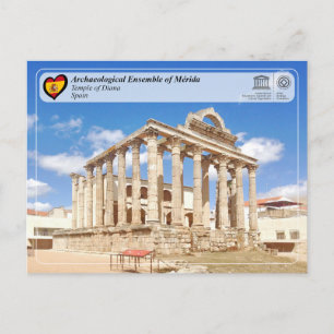 Carte Postale Site du patrimoine mondial de l'UNESCO - Mérida - 