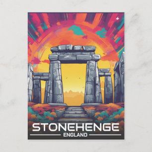 Carte Postale Site du patrimoine mondial Wiltshire de Stonehenge