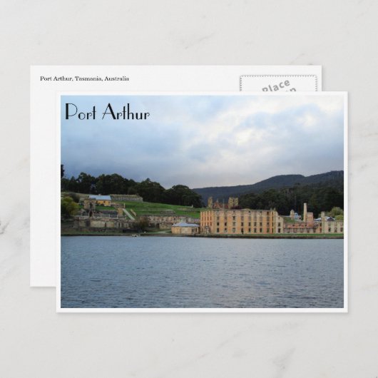 Carte Postale site du port arthur (Devant / Derrière)