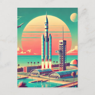 Carte Postale Site Futuriste Atomique Nouvelle Floride