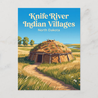 Carte Postale Site historique national des villages indiens de K