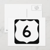 Carte Postale SITE US Route 6 (Devant / Derrière)