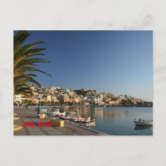 Carte Postale Sitia matin