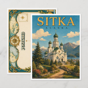 Carte Postale Sitka Alaska Cathédrale GeoSaga