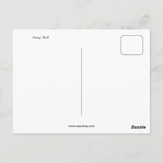 Carte Postale Sitting (Dos)