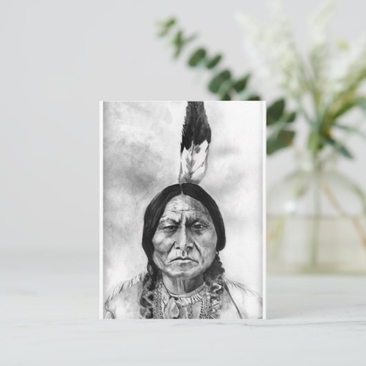 Carte Postale Sitting Bull (Debout devant)