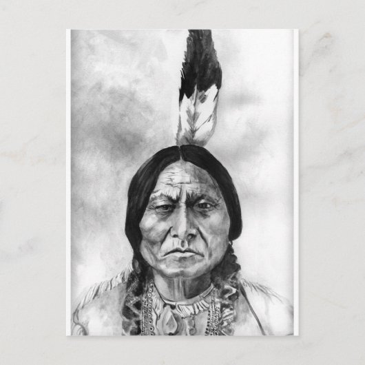 Carte Postale Sitting Bull (Devant)