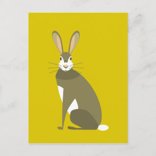 Carte Postale Sitting Hare