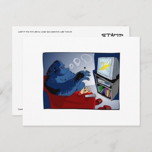 Carte Postale Situation inversée (Devant / Derrière)