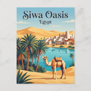 Carte Postale Siwa Oasis Égypte