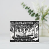 Carte Postale Six Oies, Six Oies (Debout devant)