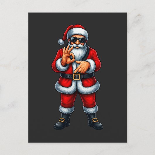 Carte Postale  Six Seven 6 7 Mème Santa Noël  (Devant)