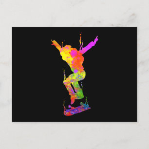 Carte Postale Sk8 Skateboard Skatepark Sk8ing Skatehall