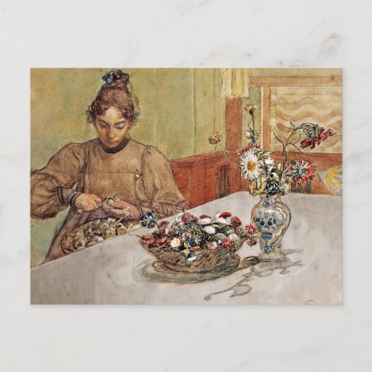 Carte Postale Skalande Applet éplucher les pommes (Devant)