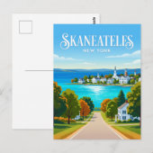 Carte Postale Skaneateles États-Unis (Devant / Derrière)