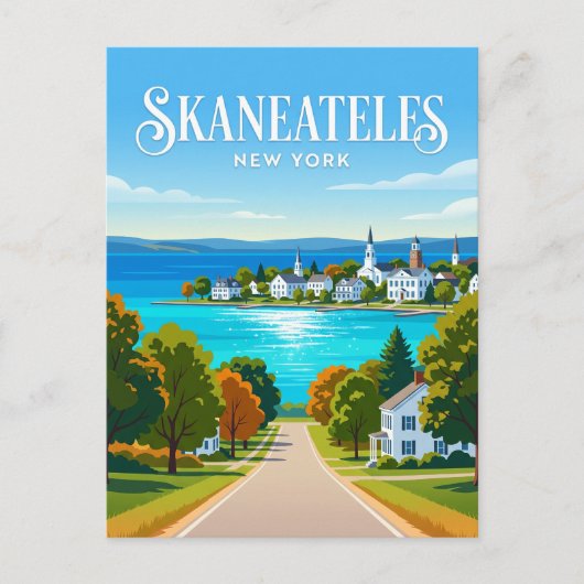 Carte Postale Skaneateles États-Unis (Devant)