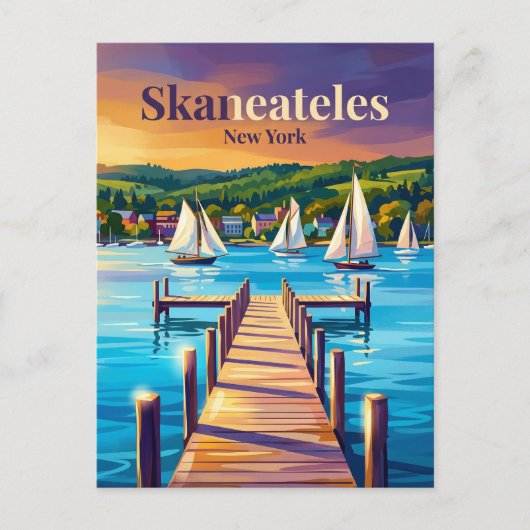 Carte Postale Skaneateles États-Unis (Devant)