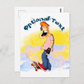Carte Postale Skate Guy (Devant / Derrière)