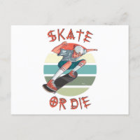 Skate ou die Skateboarder Garçon