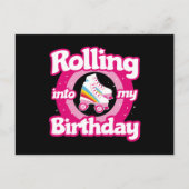 Carte Postale Skate Party - Roller Roller Roller Patinage Annive (Devant)