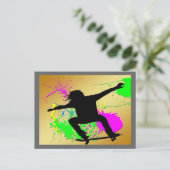 Carte Postale Skateboard Extreme (Debout devant)