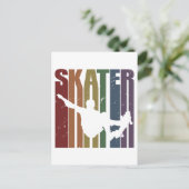 Carte Postale Skateboard Skater Skate Skateboarder Skateboarding (Debout devant)