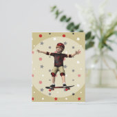 Carte Postale Skateboardeur (Debout devant)