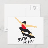 Carte Postale Skater E (Devant / Derrière)