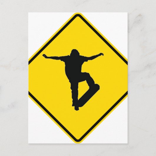 Carte Postale "Skater extrême" (Devant)