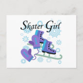 Carte Postale Skater Girl (Devant)
