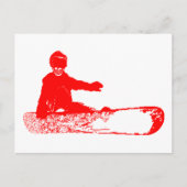 Carte Postale skeleboarder. (Devant)